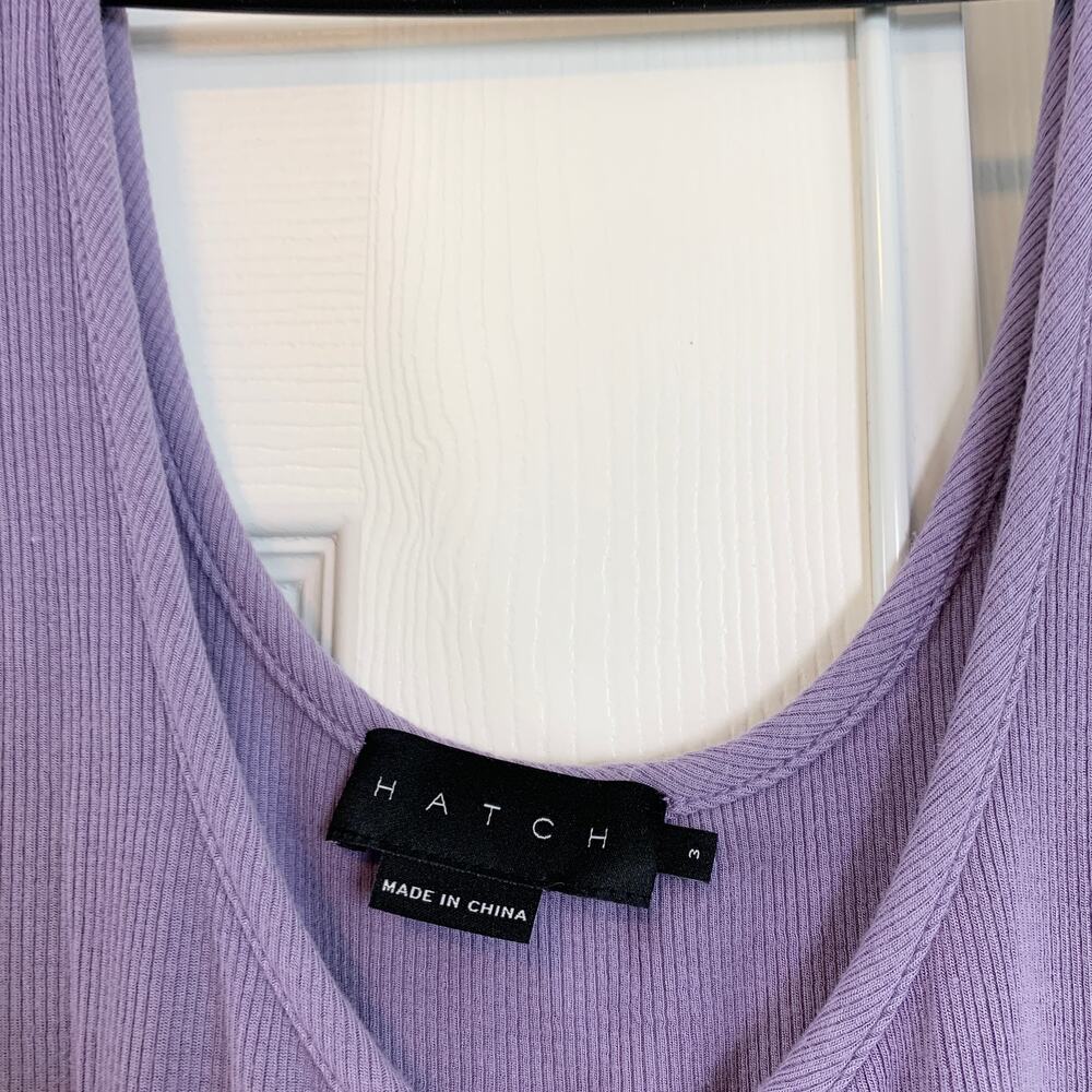 Hatch The Softest Rib Maternity Postpartum Snap Front Nursing Tank Midi Dress 3 - Picture 5 of 7